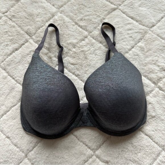 Victoria’s Secret | Marl Gray Uplift Semi-Demi | Size 32DDD - Picture 2 of 12
